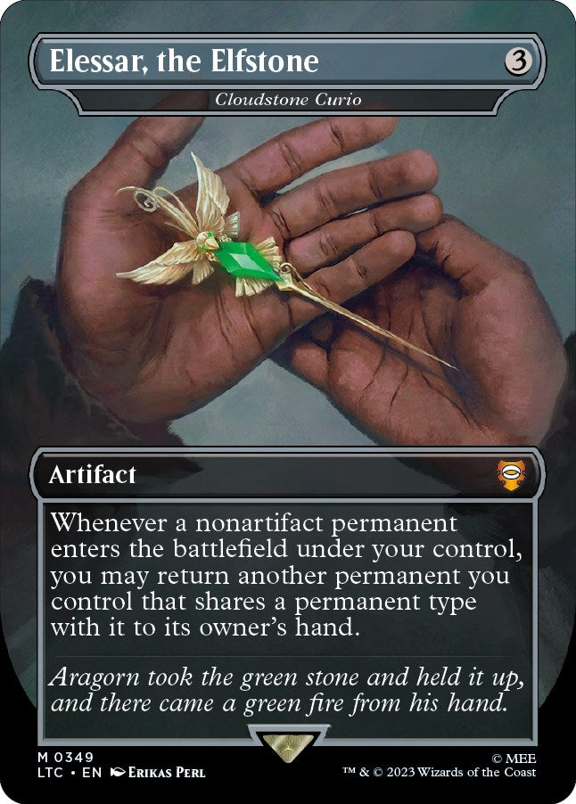 Image for Elessar, the Elfstone - Cloudstone Curio (349) [Commander: The Lord of the Rings: Tales of Middle-earth] - Magic: The Gathering