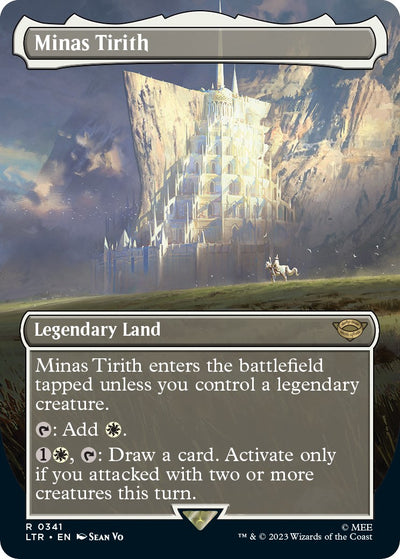 Minas Tirith (0341) (Borderless) [LTR-341] - [Universes Beyond: The Lord of the Rings: Tales of Middle-earth] (English)