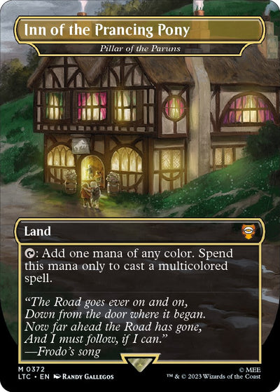 Inn of the Prancing Pony - Pillar of the Paruns (Borderless) - Commander: The Lord of the Rings: Tales of Middle-earth [LTC-372]