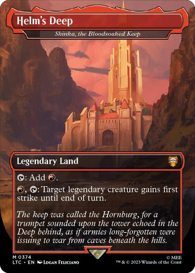 Helm's Deep - Shinka, the Bloodsoaked Keep (374) (Commander: The Lord of the Rings: Tales of Middle-earth)