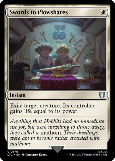 Swords to Plowshares [LTC-178] - [Commander: The Lord of the Rings: Tales of Middle-earth] (English)