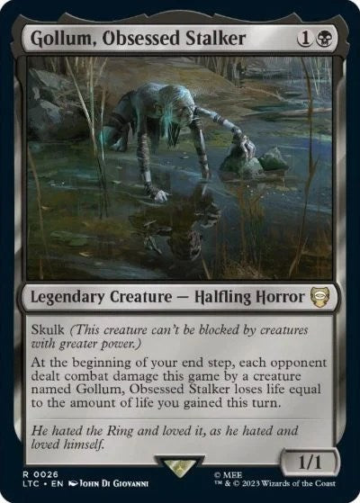 Gollum, Obsessed Stalker [LTC-26] - [Commander: The Lord of the Rings: Tales of Middle-earth] (English)