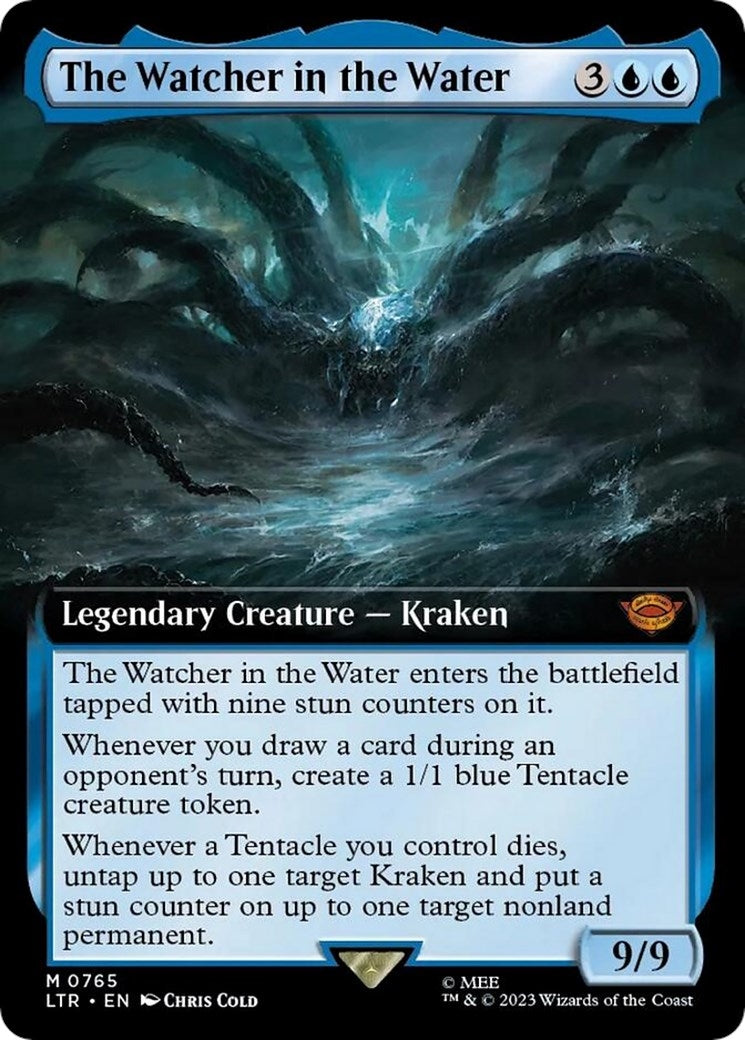 The Watcher in the Water (Extended Art) (Surge Foil) (765) [Universes Beyond: The Lord of the Rings: Tales of Middle-earth]