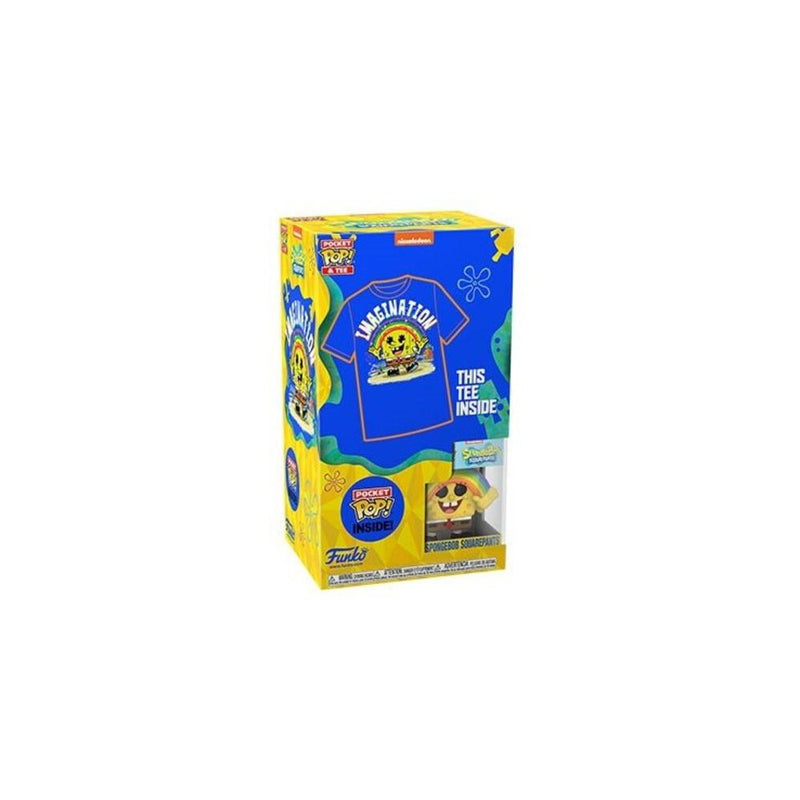 Funko POCKET POP & TEE: Spongebob SB W/rainbow M (YOUTH)