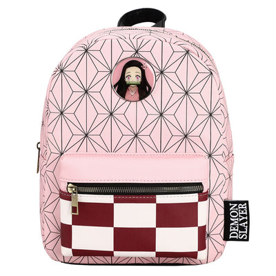 Demon Slayer Nezuko Metal Badge Mini-Backpack
