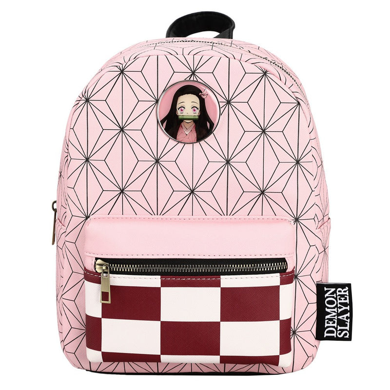 Demon Slayer Nezuko Metal Badge Mini-Backpack