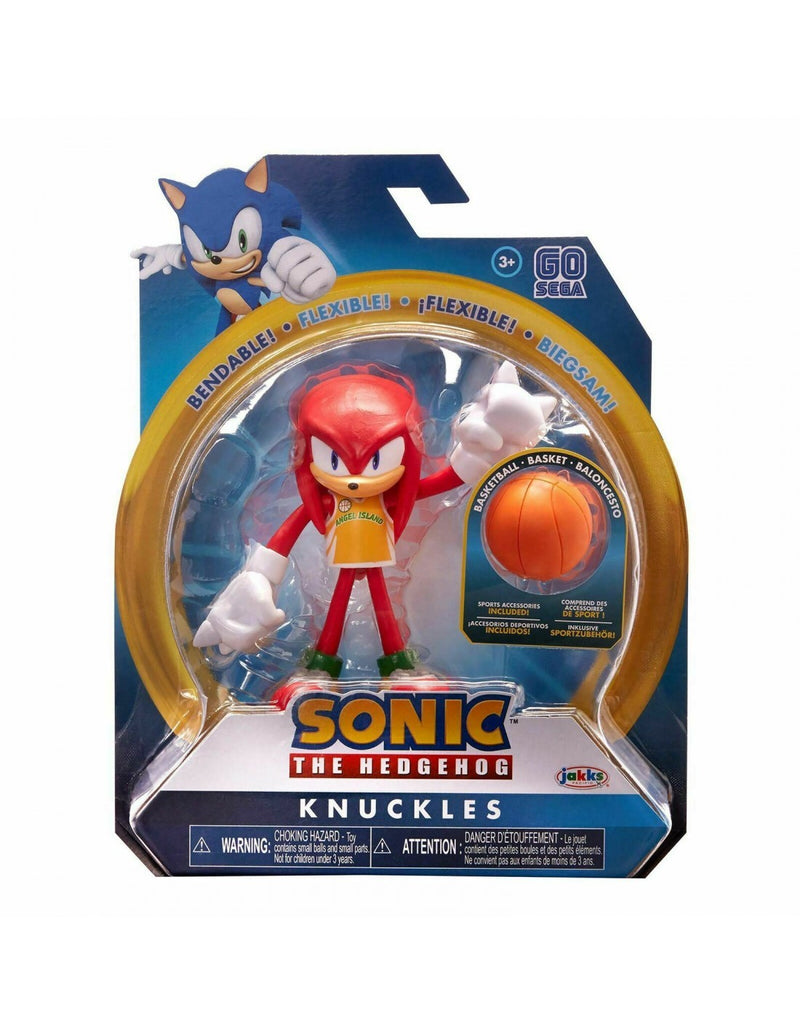 Sonic The Hedgehog 4" Basketball Knuckles Action Figure