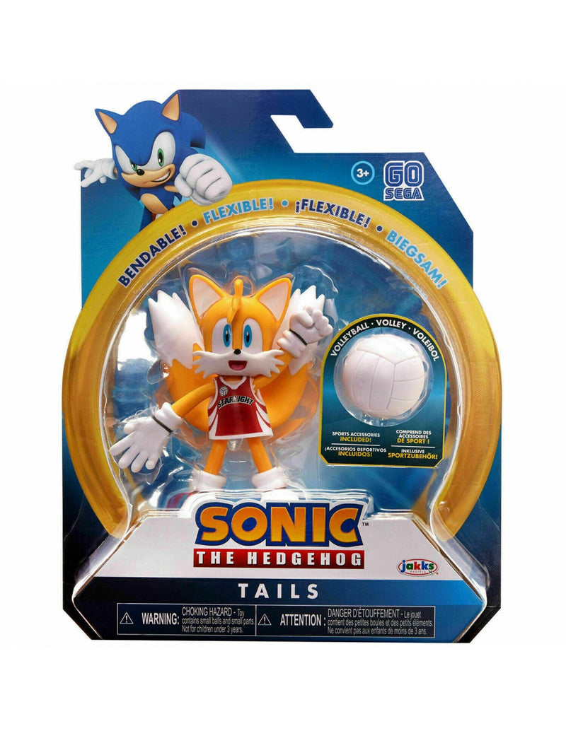Sonic The Hedgehog 4" Volleyball Tails Action Figure