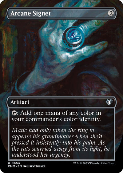 Arcane Signet (Borderless) [CMM-653] - [Commander Masters] (English)