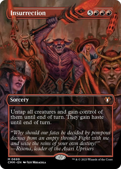 Insurrection (Borderless) [CMM-699] - [Commander Masters] (English)