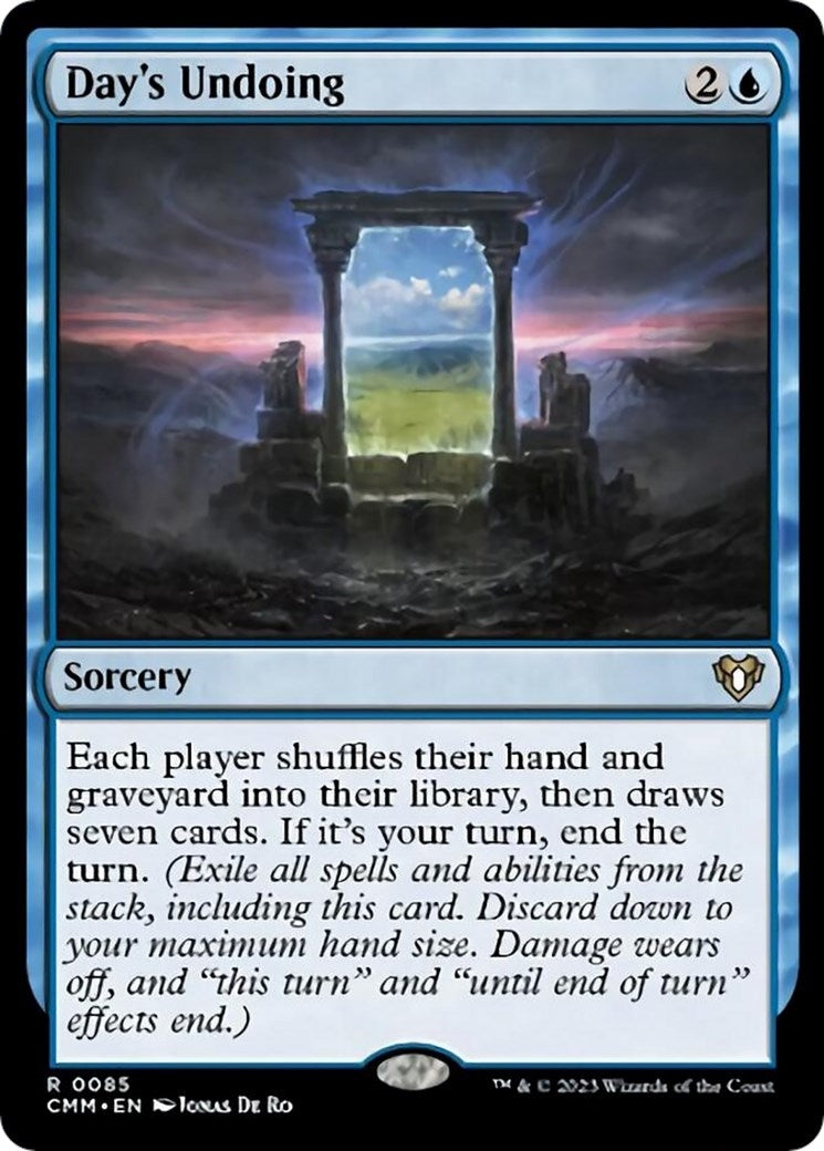 Day's Undoing (85) [Commander Masters]