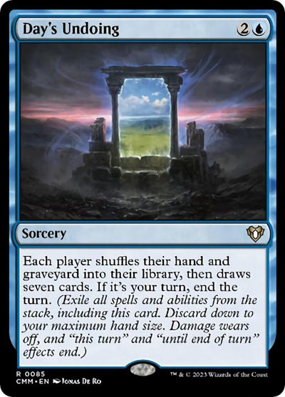 Day's Undoing [CMM-85] - [Commander Masters]