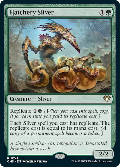 Hatchery Sliver [CMM-741] - [Commander Masters] (English)