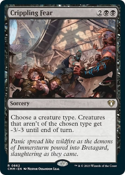 Crippling Fear [CMM-862] - [Commander Masters] (English)