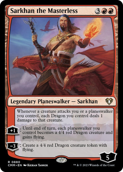 Sarkhan the Masterless [CMM-880] - [Commander Masters] (English)