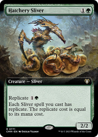 Hatchery Sliver (Extended Art) [CMM-771] - [Commander Masters] (English)