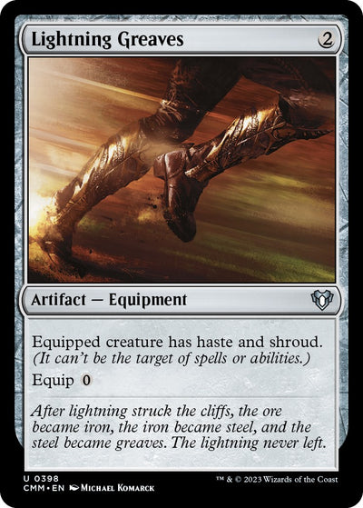 Lightning Greaves [CMM-398] - [Commander Masters] (English)