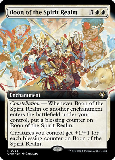 Boon of the Spirit Realm (Extended Art) [CMM-753] - [Commander Masters] (English)