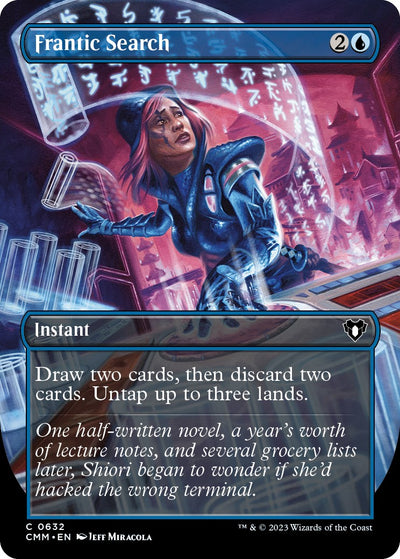 Frantic Search (Borderless) [CMM-632] - [Commander Masters] (English)