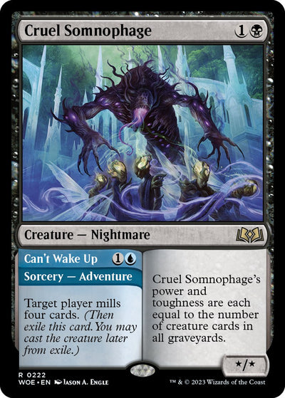 Cruel Somnophage [WOE-222] - [Wilds of Eldraine] (English)