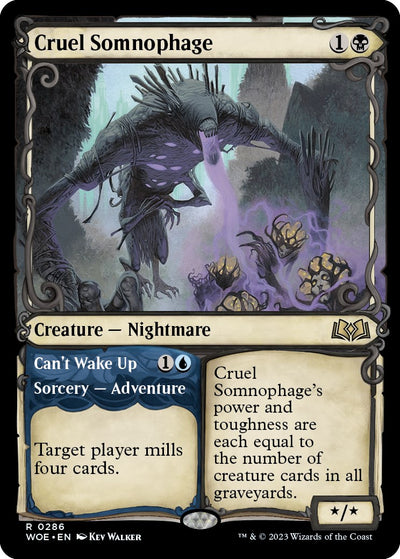 Cruel Somnophage (Showcase) [WOE-286] - [Wilds of Eldraine] (English)