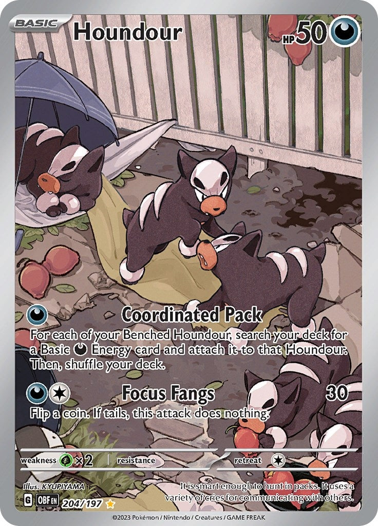 Houndour (204/197) [SV03: Obsidian Flames]