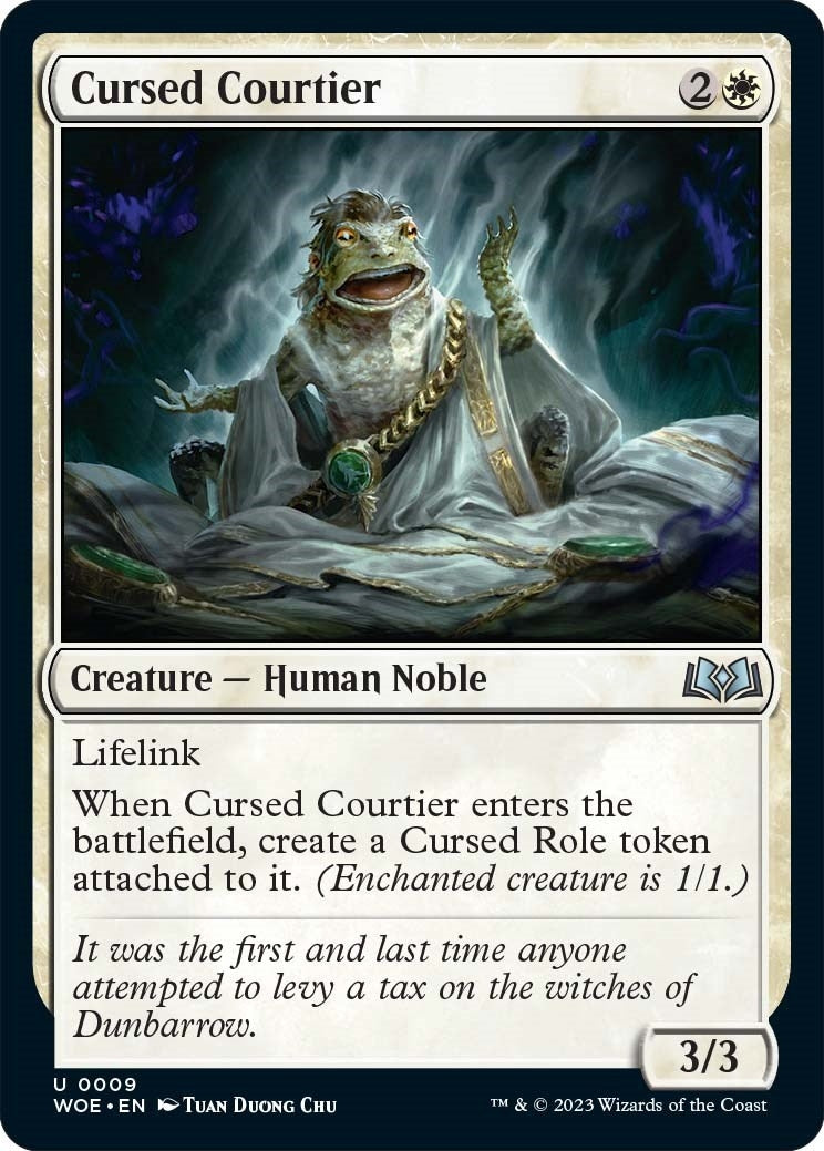 Cursed Courtier (9) [Wilds of Eldraine]