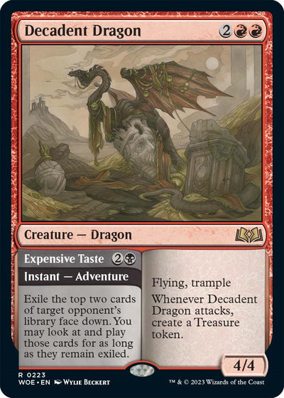 Decadent Dragon [WOE-223] - [Wilds of Eldraine] (English)