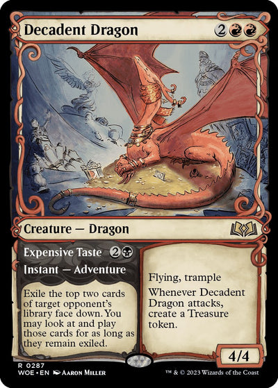 Decadent Dragon (Showcase) [WOE-287] - [Wilds of Eldraine] (English)