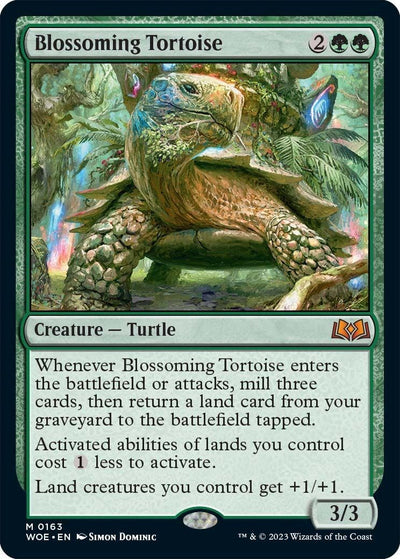 Blossoming Tortoise [WOE-163] - [Wilds of Eldraine] (English)