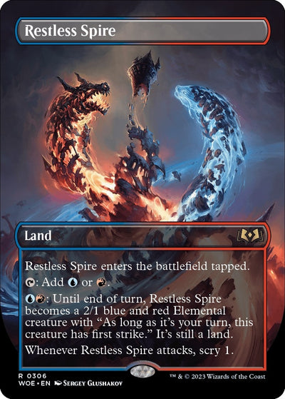 Restless Spire (Borderless) [Wilds of Eldraine]