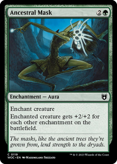 Ancestral Mask [WOC-119] - [Commander: Wilds of Eldraine] (English)
