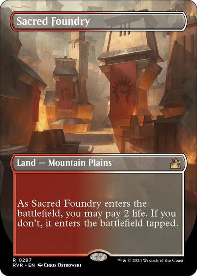 Sacred Foundry (Borderless) [Ravnica Remastered]