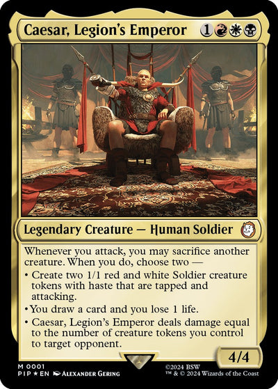 Caesar, Legion's Emperor [PIP-1] - [Universes Beyond: Fallout] (English)