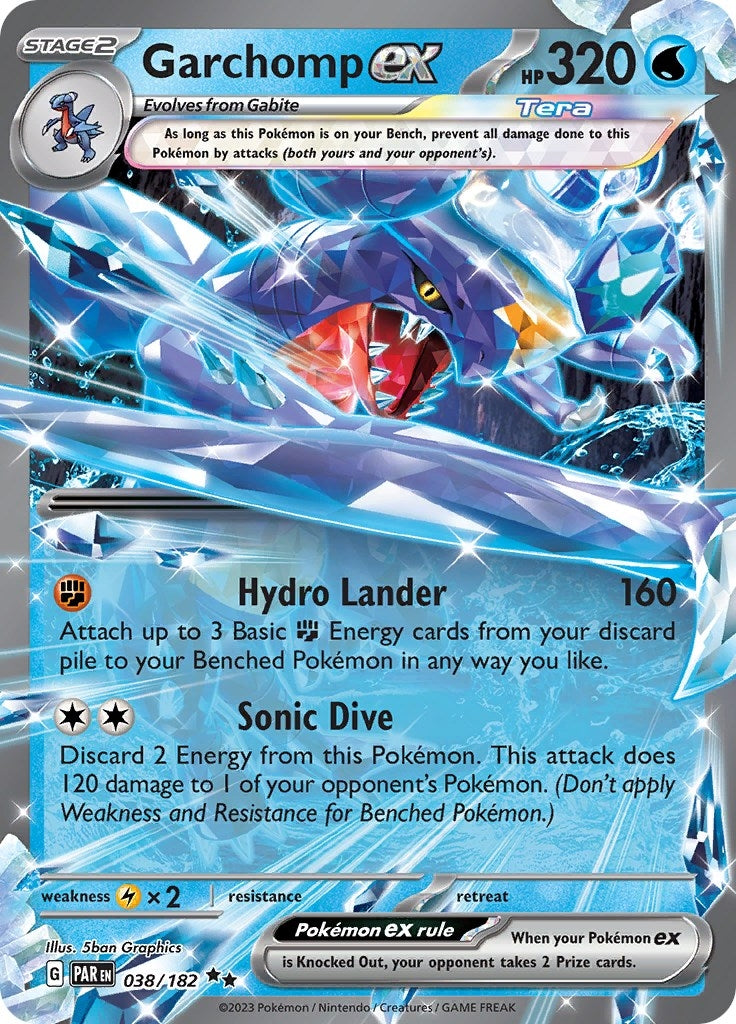 Garchomp ex (038/182) [Paradox Rift]