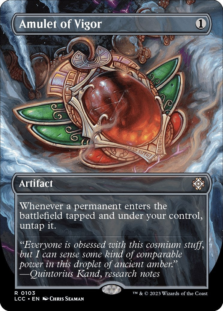 Amulet of Vigor (Borderless) (103) [The Lost Caverns of Ixalan]