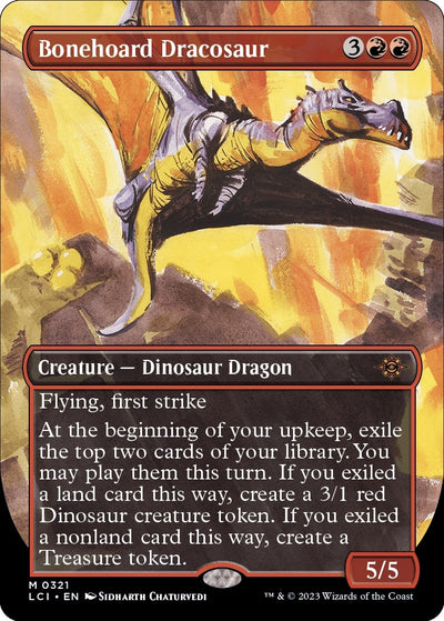 Bonehoard Dracosaur (Borderless) (321) [The Lost Caverns of Ixalan]