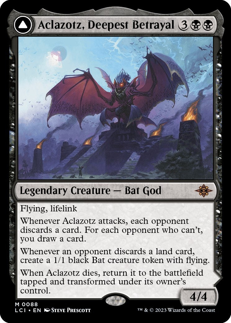 Aclazotz, Deepest Betrayal (88) [The Lost Caverns of Ixalan]