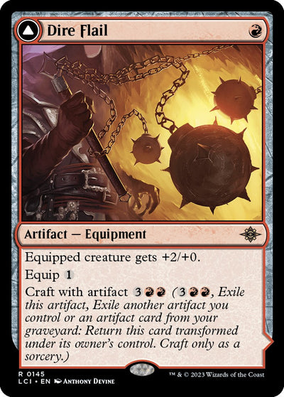 Dire Flail [LCI-145] - [The Lost Caverns of Ixalan] (English)