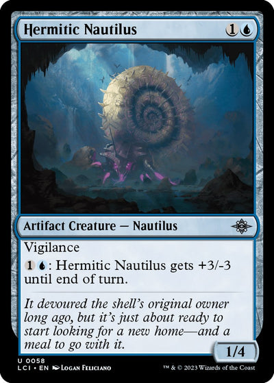 Hermitic Nautilus [LCI-58] - [The Lost Caverns of Ixalan] (English)