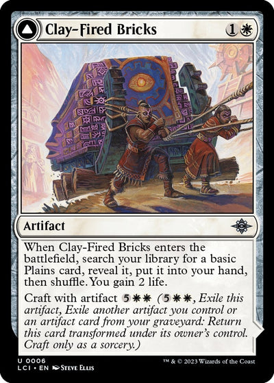 Clay-Fired Bricks (6) [The Lost Caverns of Ixalan]