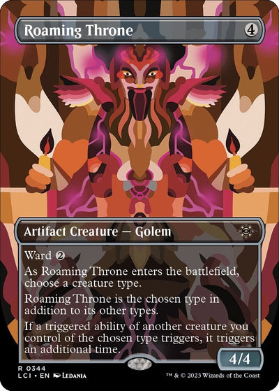 Roaming Throne (Borderless) (344) [The Lost Caverns of Ixalan]