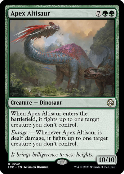Apex Altisaur [LCC-232] - [Commander: The Lost Caverns of Ixalan] (English)