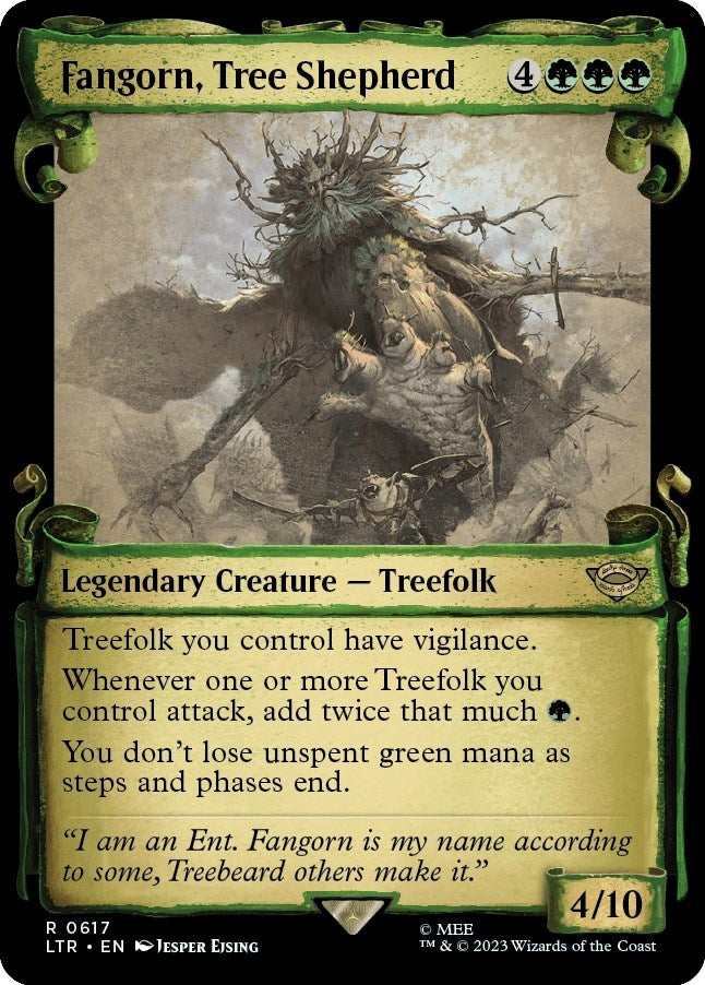 Fangorn, Tree Shepherd (Showcase Scrolls) (617) [Universes Beyond: The Lord of the Rings: Tales of Middle-earth]