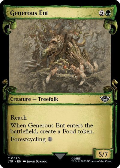 Generous Ent (Showcase Scrolls) [LTR-620] - [Universes Beyond: The Lord of the Rings: Tales of Middle-earth] (English)