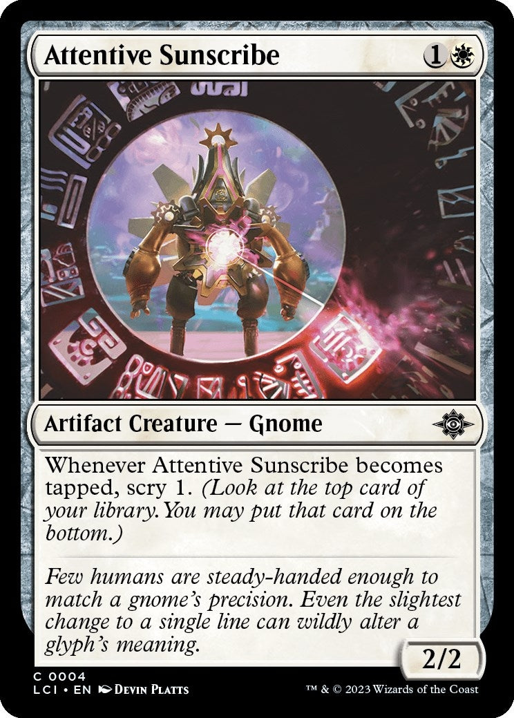 Attentive Sunscribe (4) (The Lost Caverns of Ixalan)