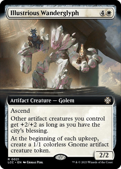 Illustrious Wanderglyph (Extended Art) (21) [The Lost Caverns of Ixalan]