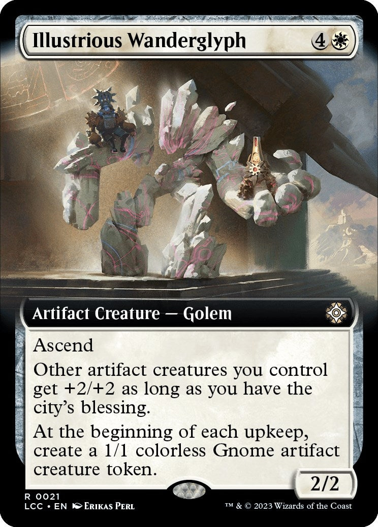 Illustrious Wanderglyph (Extended Art) (21) [The Lost Caverns of Ixalan]