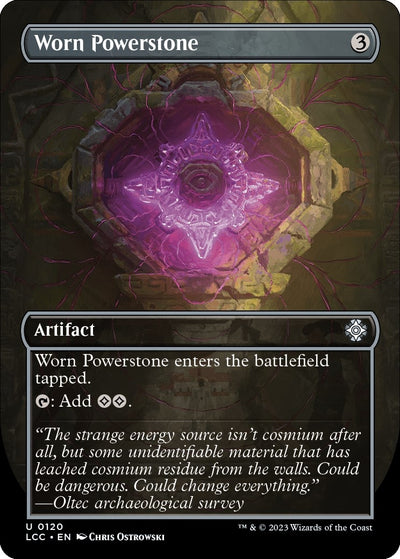Worn Powerstone (Borderless) (120) (Commander: The Lost Caverns of Ixalan)