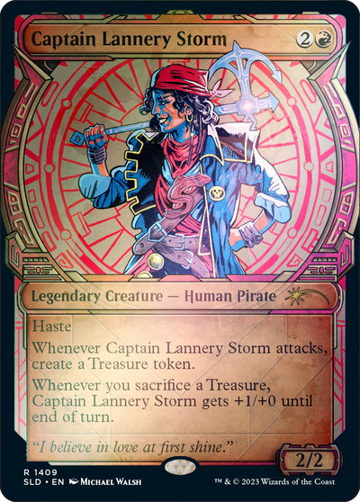 Captain Lannery Storm (Rainbow Foil) [SLD-1409] - [Secret Lair Drop Series] (English)